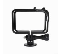 Telaio di espansione Cold Shoe compatibile con ForDJI Action 6, gabbia protettiva con supporti per accessori per viaggi e riprese all'aperto (nero)