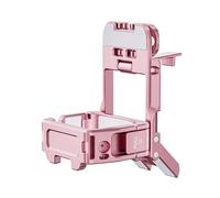Telaio di espansione magnetico versatile per fotocamera DJI Pocket 3 con interfacce di montaggio multiple porta cold shoe e staffa a gancio per accessori per la realizzazione di film (rosa)