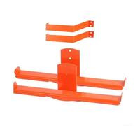 Telaio di montaggio a parete per spruzzatore a zaino con portagomma e doppi ganci per l'organizzazione delle sale di rifornimento agricolo (2 pezzi)