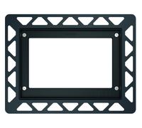 Telaio di montaggio WC TECE per montaggio a filo, 9240647, colore: nero
