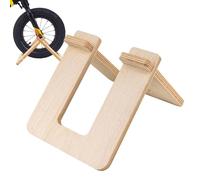 Telaio di parcheggio in legno per auto bilanciamento per bambini, scaffale di parcheggio con espositore espositore Mensola di parcheggio portatile in legno per b