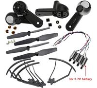 Telaio di protezione della pala ' for quadricottero CSJ S167 S166 con vite 'albero del motore del braccio for kit drone RC SP500(3.7V motor Arms kitG)