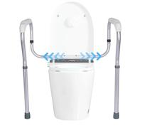 Telaio Di Sicurezza Per WC Regolabile - Telaio Di Sicurezza Per Bagno In Lega Di Alluminio | Telaio Di Sicurezza Per WC In Lega Di Alluminio | Maniglia Per WC Antiscivolo Con Maniglia Per Paziente Anz