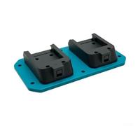 Telaio di stoccaggio per batterie da trapano da 18 V con robusto ABS e plastica PC, offre montaggio verticale o sotto lo scaffale per l'organizzazione degli attrezzi