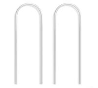 Telaio di supporto per piante in acrilico trasparente a forma di U, 35 cm, adatto per piante rampicanti interne ed esterne come Hoya Pothos, vite, edera, Monstera, confezione da 2