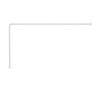 Telaio doccia angolare 6,2 x 86 / 166 x 78/86 cm bianco Bianco