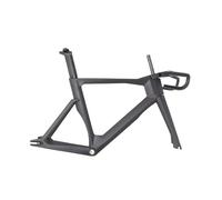 Telaio e forcella for bici da pista in fibra di carbonio(Glossy,XL)
