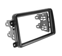 Telaio Fascia Radio per VW per T&Ouran per P&assat per Golf per T&IGUAN T5 2009 Doppio DIN Autoradio Dvd Fascia Dash Mount Panel Kit di Rifinitura Nero