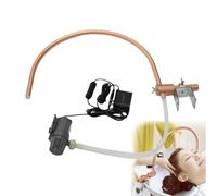 Telaio for Spa con Testa a Circolazione D'acqua Regolabile a 180°, Cascata Portatile a Circolazione D'acqua Estesa, Accessorio for Doccia e Shampoo