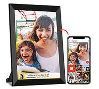 Telaio Fotografica Digitale WiFi Con Touch Screen IPS Da 8 Pollici (1280 x 800), Ruota Automaticamente Ritratto e Paesaggio, Memoria Da 16 GB Integrata, Momenti All'istante Tramite APP Frameo