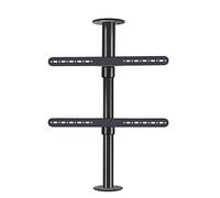 Telaio Girevole a 360° Regolabile - Base Girevole per Mobile TV Girevole con Supporto da Pavimento per Parete Divisoria, Adatto per Display a LED da 32-75 Pollici