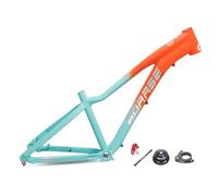 Telaio Hardtail AM da 26 pollici, telaio XC in lega di alluminio, freno a disco, perno passante 12x142 mm, telaio per bici da DH/XC/4X/ENDURO, BB73 mm (colore: verde chiaro, dimensioni: 26'')