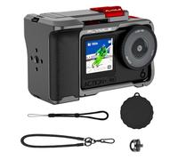 Telaio in alluminio con impugnatura selfie per DJI Osmo Action 6, custodia protettiva per fotografia stradale con interfaccia scarpa fredda e grilletto, maniglia fotocamera