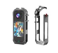 Telaio in lega di alluminio per Insta 360 X4 Air Metal Custodia protettiva per fotocamera Cage Case Shell per Insta 360 X4 Air Accessori, scarpa fredda integrata e filettatura da 1/4"