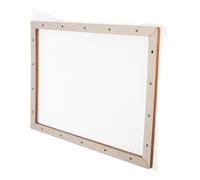 Telaio in legno con rete per la fabbricazione della carta, stampo per