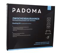 Telaio Intermedio Grigio Con Piastra Lavoro Universal per Lavatrice Asciugatore