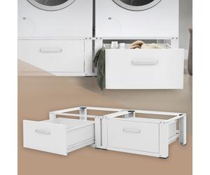 Telaio intermedio piano estensibile base per lavatrice/asciugatrice a tua scelta