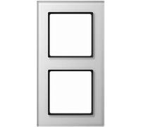 Telaio Jung AC582GLWW - 2 scomparti, orizzontale e verticale, vetro, bianco a...