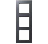 Telaio Jung AC583BFANM Triple Infrangibile Serie A Creazione Antracite Opaco