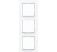 Telaio Jung AC583BFWW Triple Shatterproof Series A Creation Alpine White nuov...