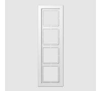Telaio Jung LSD984WW - 4 scomparti, orizzontale e verticale, termoplastico, b...