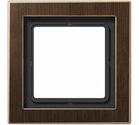 Telaio Jung MED2981AT - 1 scomparto, orizzontale e verticale, metallo, ottone...