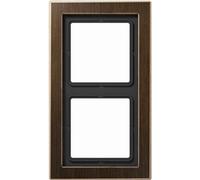 Telaio Jung MED2982AT - 2 scomparti, orizzontale/verticale, metallo, ottone a...