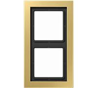 Telaio Jung MED2982C - 2 scomparti, orizzontale/verticale, metallo, ottone cl...