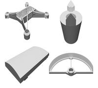 Telaio Micro Quad per Drone Stile DJI Ryze Tello - Kit Corpo Stampato