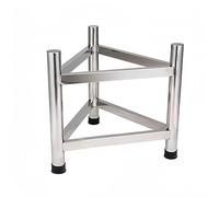 Telaio mobile in acciaio inox con staffa triangolare resistente, isolamento termico per uso versatile con pentole e carrelli mobili