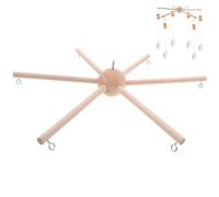 Telaio Mobile in Legno e Metallo a 6 Bracci, Set 1 | Struttura Sferica Khaki, Design a Sei Gambe, per DIY e Decorazioni Cameretta