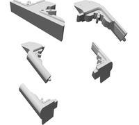 Telaio Montaggio a Soffitto per Ventola Noctua NF-A20 200mm con Smorzatori
