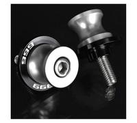 Telaio Moto Cursori cursori forcellone per Ducati 999 2003-2010 Accessori per Moto Supporti per Forcellone in Alluminio, Viti per Cavalletto Posteriore(6MM Silver Logo)