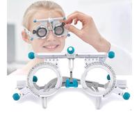 Telaio ottico di prova, montatura regolabile in titanio per test oculari, slot da 5 pezzi, gamma 48-80 mm, accessori essenziali per optometria