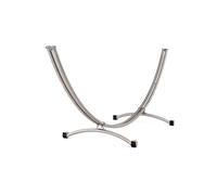 Telaio per amaca singola Alpha Split, smontabile, acciaio inox lucido argento