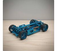 Telaio per Auto da Drift 1/28 Versione Aggiornata per Competizione, Pista