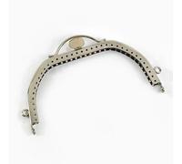 Telaio per borsa in metallo, 5 pezzi 13 cm metallo Kiss Clasp manici for borsa fai da te staffe da cucito telaio for borsa fatto a mano for realizzare borse accessori hardware da cucire Kiss Clasp Loc