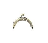Telaio per borsa in metallo, 6,5/7,5/8,5/10,5/12,5/15/20 cm fai da te in metallo semicircolare telaio maniglia for borsa sacchetti porta monete in metallo chiusura a bacio accessori for telaio chiusur