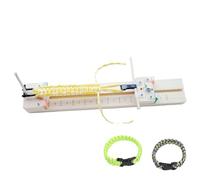 Telaio per Braccialetti | Supporto per Fili di Braccialetti Paracord | Macchina di Supporto con Base Antiscivolo Resistente per Gioielli,Progetti Artigianali Casa Gioielli Donne Chiavi Amicizia