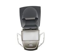 Telaio per cruscotto auto Kit di montaggio per montaggio su cruscotto con pannello frontale nero, adatto per Ford Fiesta 2008-2017, GPS Navigation Panel(Silver-2008-2017)