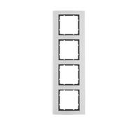 TELAIO PER INTERRUTTORI E PRESE BERKEL Berker 4f.alu 10143004