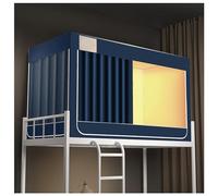 Telaio per letto a baldacchino, per letti a castello, tenda per la privacy con tende oscuranti, 4 montanti angolari, ideale per dormitori e camera da letto