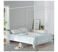 Telaio per letto queen e twin a baldacchino, elegante telaio a baldacchino con pali robusti per un elegante arredamento della camera da letto, perfetto per abbellire qualsiasi letto