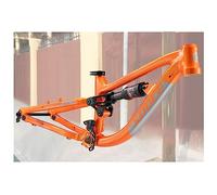 Telaio per Mountain Bike a Sospensione Completa 20er 24er Telaio MTB Soft Tail DH/XC/AM Freno a Disco Telaio in Lega di Alluminio con ammortizzatori Posteriori, Perno Passante Boost da 148 mm (Colore