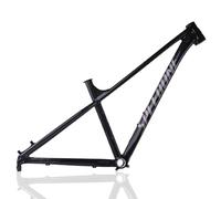 Telaio per mountain bike da 27,5/29 pollici, 38/42/46,5 cm, in lega di alluminio, con freno a disco, perno passante 12x148 mm, passaggio interno per mountain bike AM XC (colore: 27,5 pollici ner