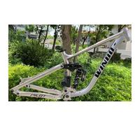 Telaio per Mountain Bike da Discesa 27,5er 29er con Sospensione Completa, Telaio MTB DH Soft Tail da 15,5'', Freno a Disco, Perno Passante, Telaio Boost, ammortizzatori Posteriori a Molla oleodinamic