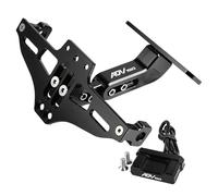 Telaio per targa Per HONDA ADV 150 ADV150 Moto Telaio Portatarga Eliminatore Di Paraurti Staffa Porta Targa Regolabile(Black)