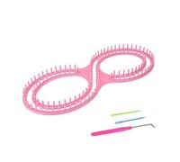 Telaio per Tessitura Telaio for Maglieria 1 Pezzo for Coperte e Sciarpe con pioli Rimovibili for progetti di Grandi Dimensioni (Color : 1 Pink)