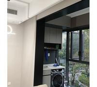 Telaio porta in alluminio Infissi metallici personalizzabili, Coperture in alluminio per balconi/garage/studi, Infissi in alluminio facili da pulire(15x195cm/6x77in)