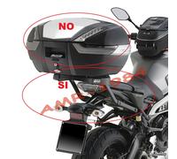 TELAIO PORTAPACCHI PORTAVALIGIA YAMAHA MT07 2014 + PIASTRA M7 2118FZ + M7